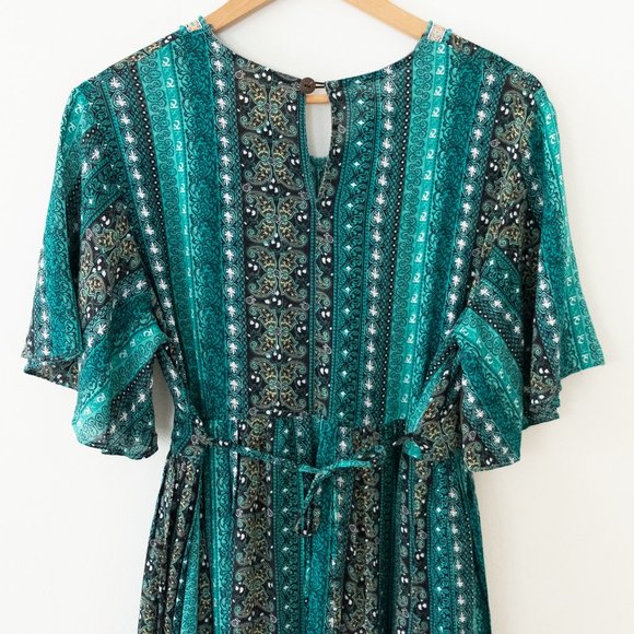 Rose by Paruay Boho Tiered Cotton Maxi Dress - Picture 5 of 5